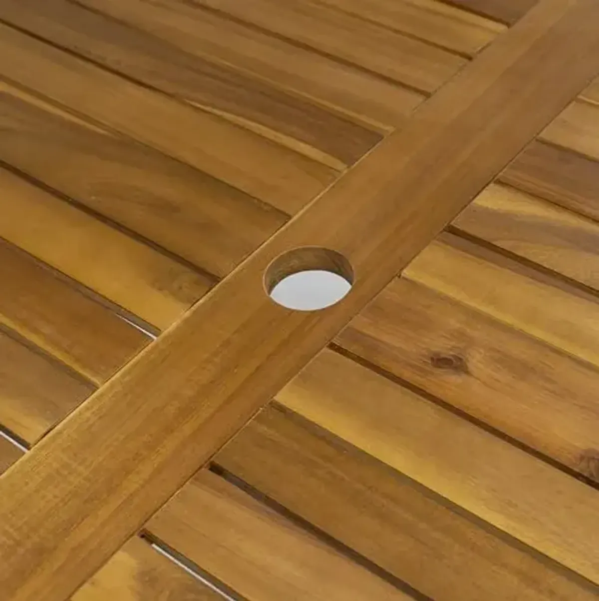 Christopher Knight Home Pula Acacia Wood Outdoor Dining Set for 6, Wooden 7 Piece Patio Dining Table Set, Outdoor Metal Dining Chair and Table Set with Cushion, Patio Furniture Set, Teak+Black+Grey