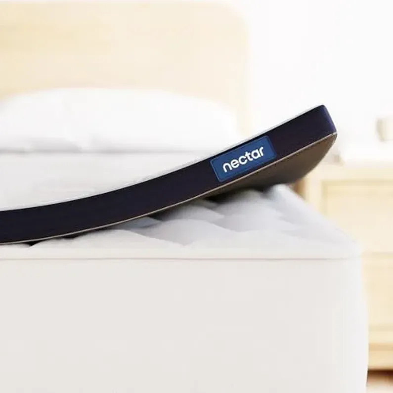 Nectar Firm Mattress Topper - King - 2" Gel Memory Foam Mattress Topper - Breathable & Comfortable - Back Pain Relief