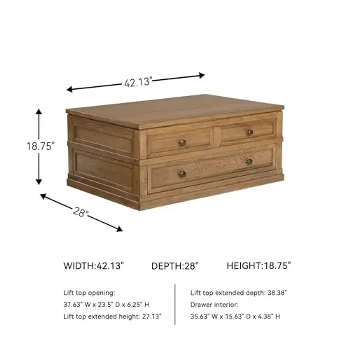 Lift-Top Coffee Table by Ashley Furniture