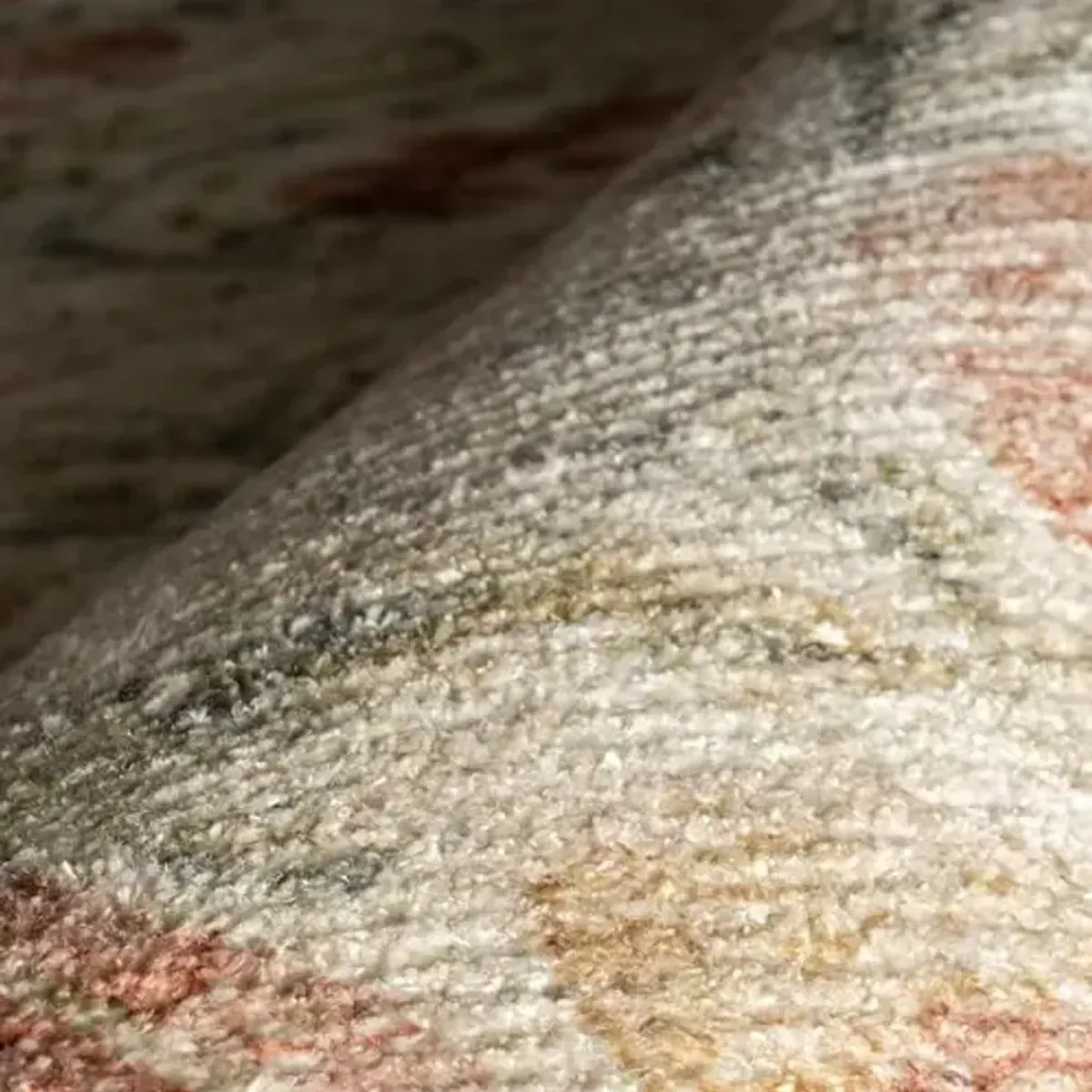 Rugs USA x Padma Lakshmi Sufi Hand-Tufted Floral Motif Wool-Blend Rug, 6x9, Multicolor