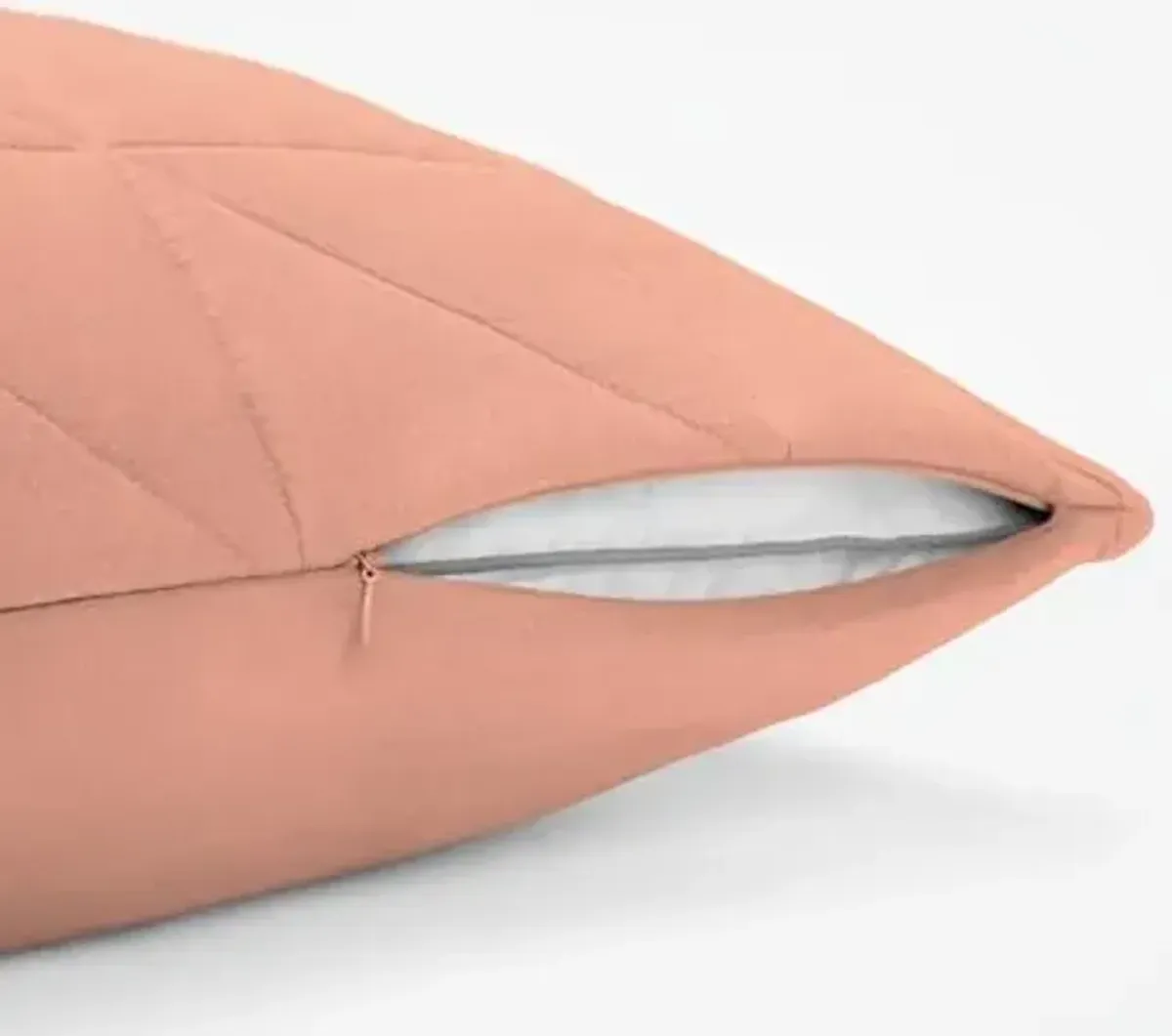 Tuft & Needle Linen Cotton Body Pillow Cover – Soft & Breathable Fabric for All-Season Comfort, Moisture-Wicking, Durable, Oeko-Tex Certified, Muted Clay, One Size