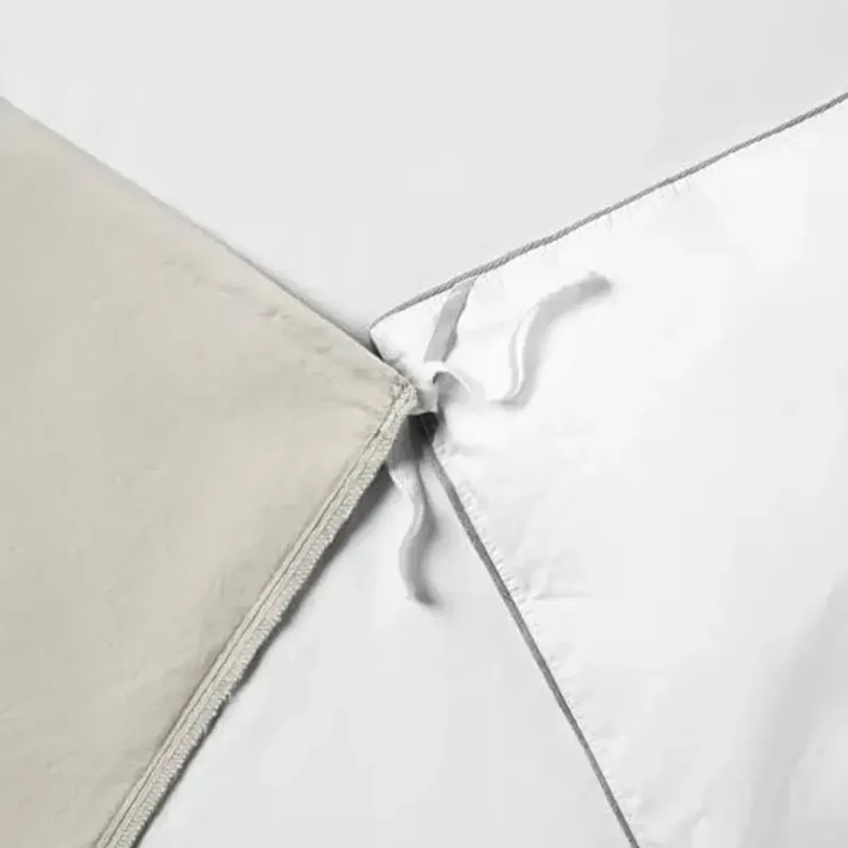 Tuft & Needle Twin/Twin XL Percale Duvet Cover Set – 100% Supima Cotton, Crisp & Cooling Bedding for Hot Sleepers, Breathable & Durable with Zipper Closure & Corner Ties, Oeko-Tex Certified, Sand