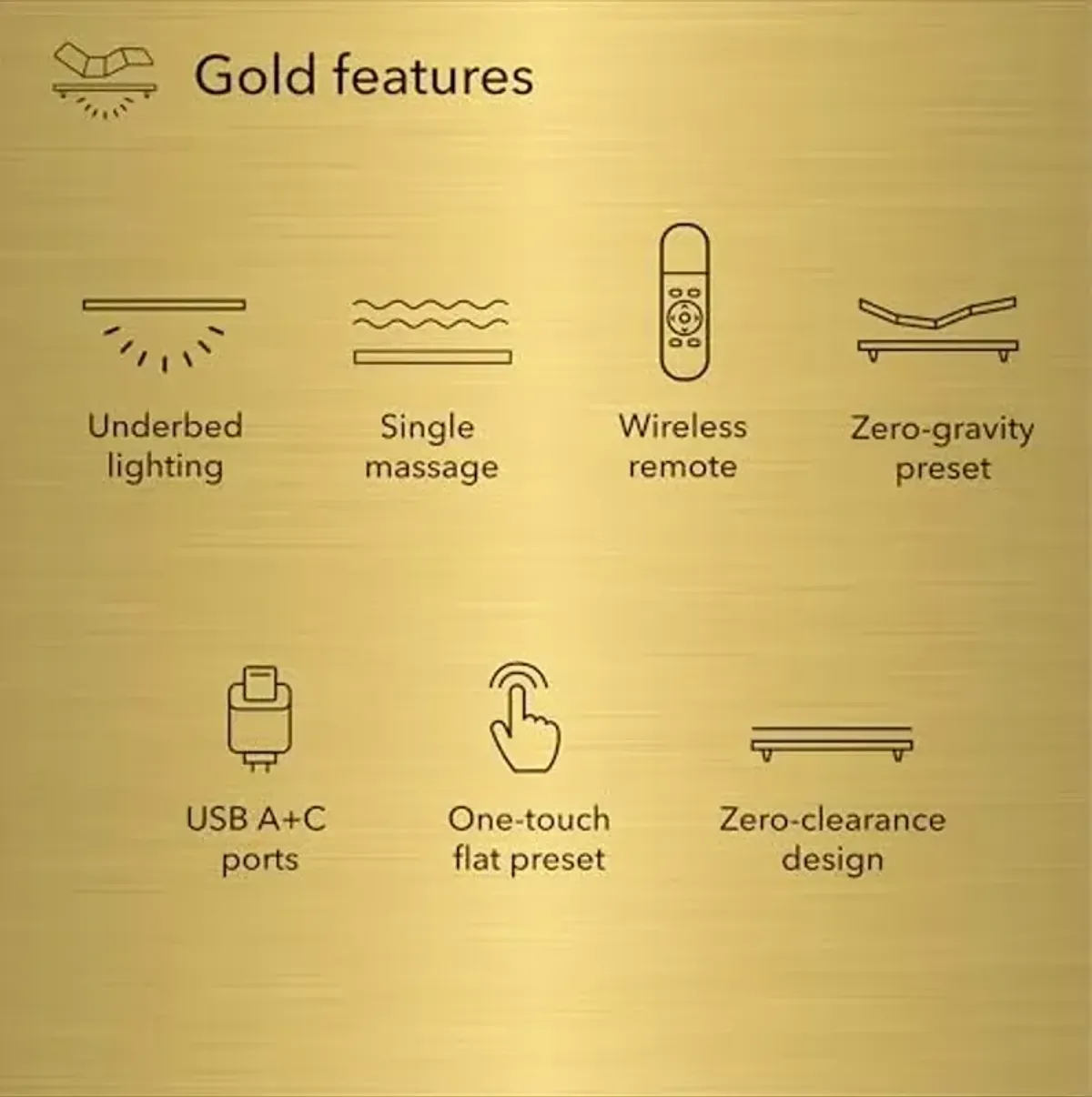 Beautyrest baselogic Level 3 Adjustable Base Bed Frame - King - Head & Foot Adjustability, Wireless Remote, Zero-Gravity and 3 Memory Presets, 1 Massage Setting, and USB A&C Charging Ports