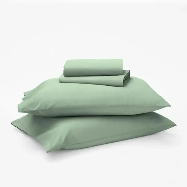 Tuft & Needle Queen Percale Sheet Set – 100% Supima Cotton, Crisp & Cooling Sheets for Hot Sleepers, Breathable & Durable Hotel-Quality Bedding, Deep 16" Pockets, Oeko-Tex Certified, Sage