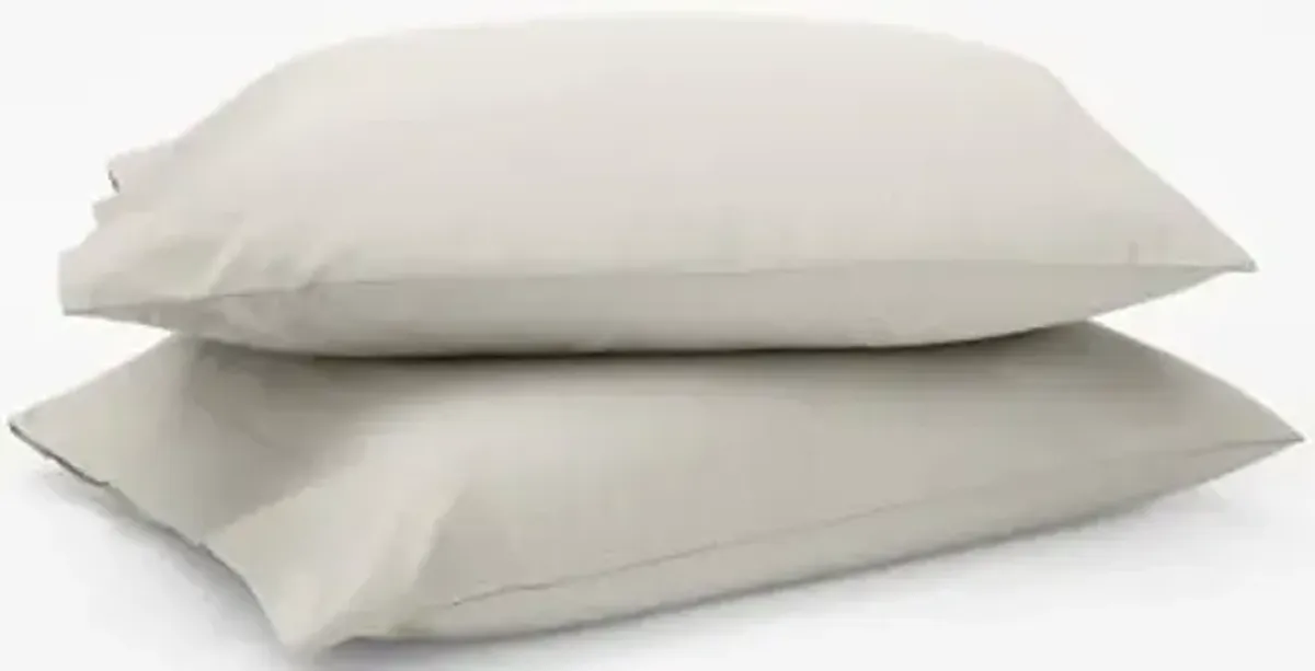 Tuft & Needle King Percale Pillowcase Set – 100% Supima Cotton, Crisp & Cooling Pillowcases for Hot Sleepers, Breathable & Durable Hotel-Quality Bedding, Oeko-Tex Certified, Sand