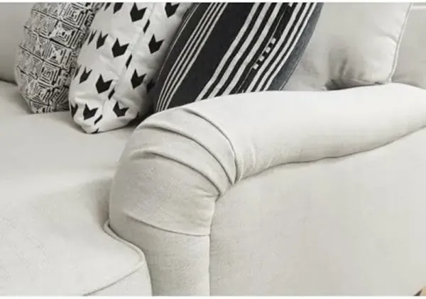 Signature Design by Ashley Huntsworth Traditional U-Shaped Anti Sag 4-Piece Sectional with Chaise, Reversible Cushions and 8 Accent Pillows, Light Gray