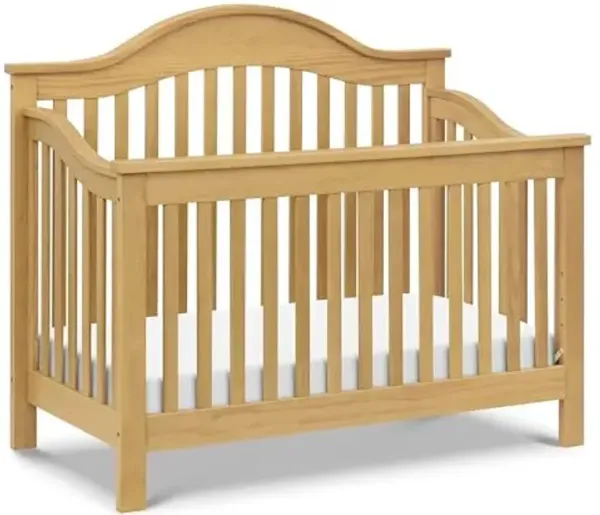 Davinci Jayden 4-in-1 Convertible Crib in Honey, Greenguard Gold Certified