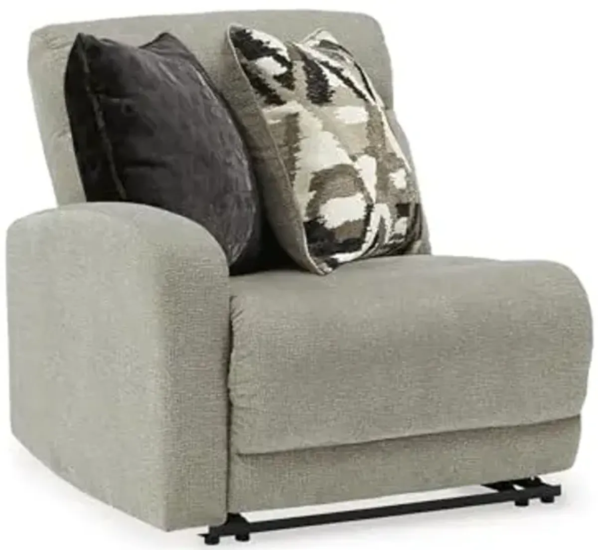 Signature Design by Ashley Colleyville Casual 3-Piece Power Reclining Sectional with Chaise and USB Ports, Light Gray