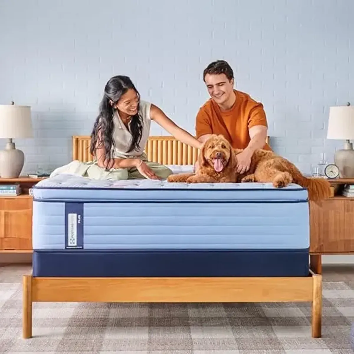 Sealy Posturepedic® Plus Glenshaw 15" Medium Pillowtop Innerspring Mattress - Twin