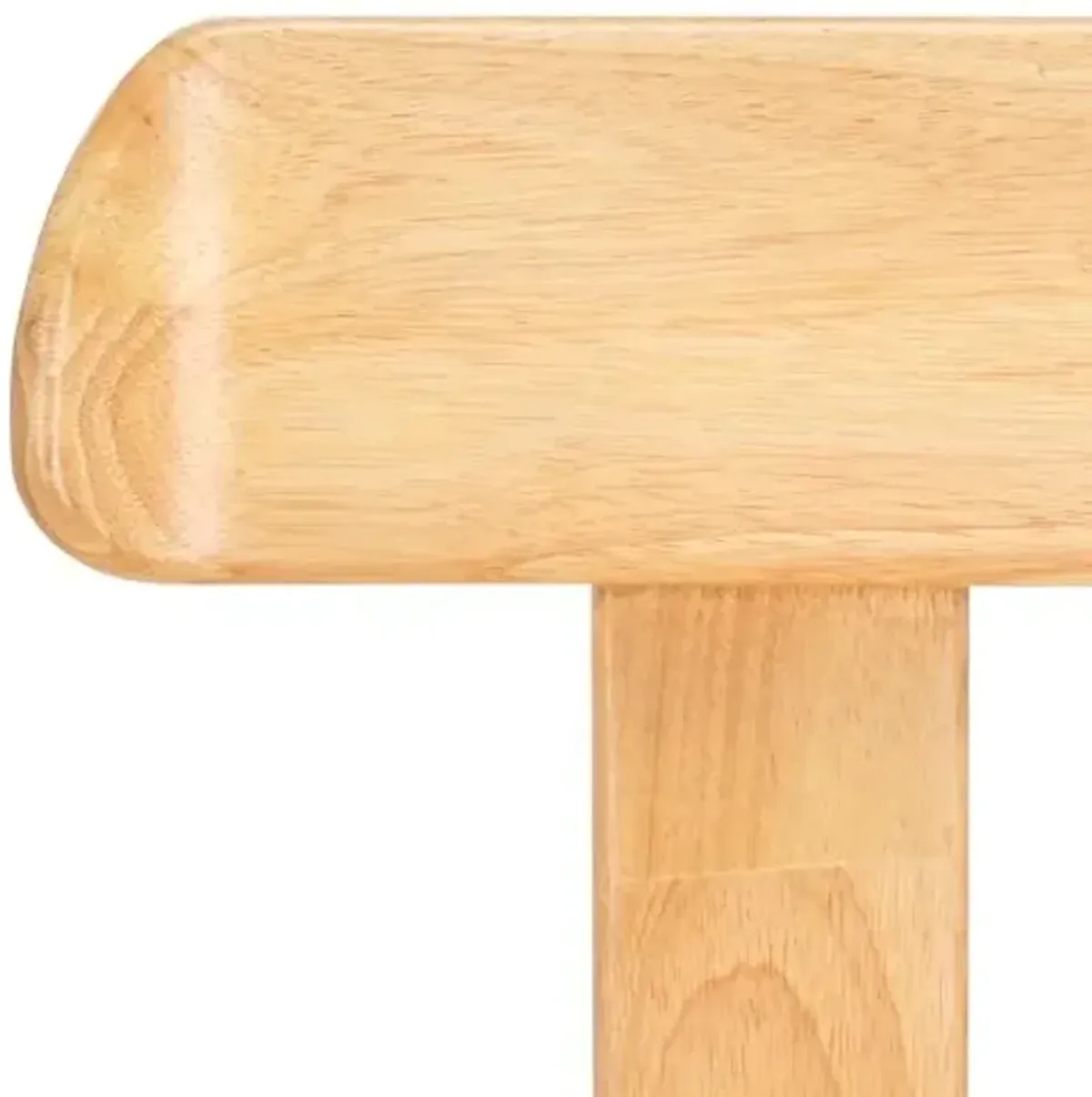 SAFAVIEH Home Collection - Cayde Modern Counter Stool, 27-inch Seat Height, Light Blonde Solid Wood Frame (BST8801B)