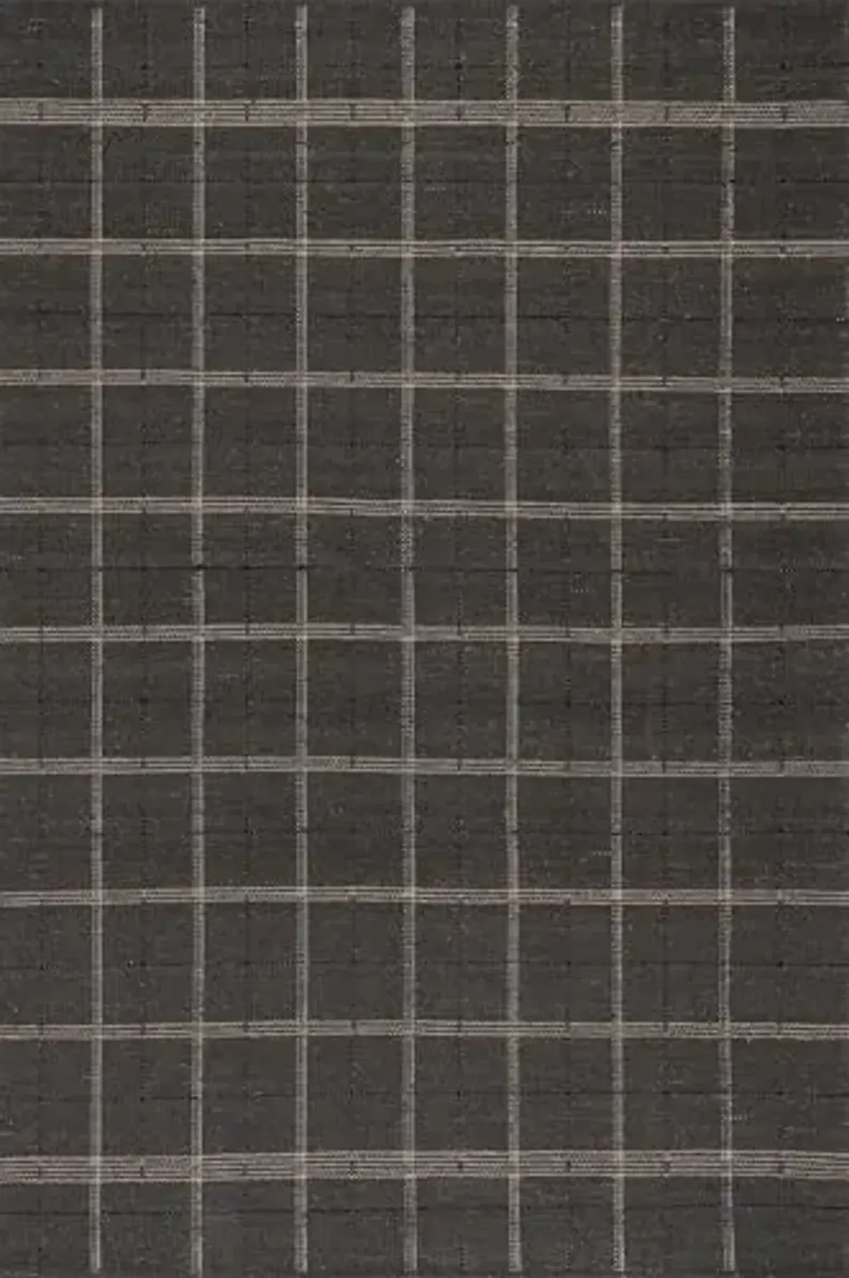 Rugs USA x Nate Berkus Downing Plaid Wool Cozy Area Rug, 8' 6" x 11' 6", Black