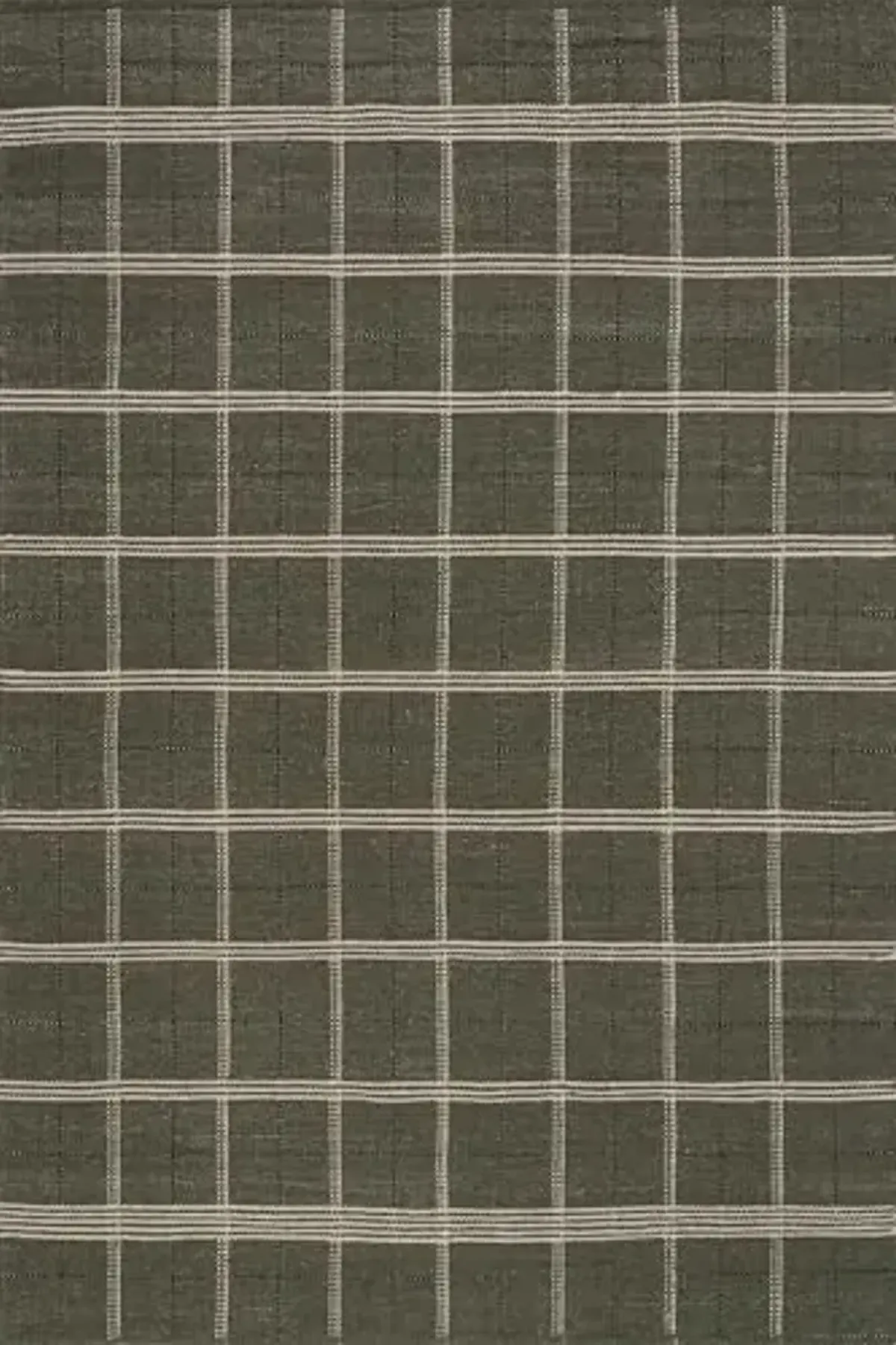 Rugs USA x Nate Berkus Downing Plaid Wool Cozy Area Rug, 3' x 5', Green