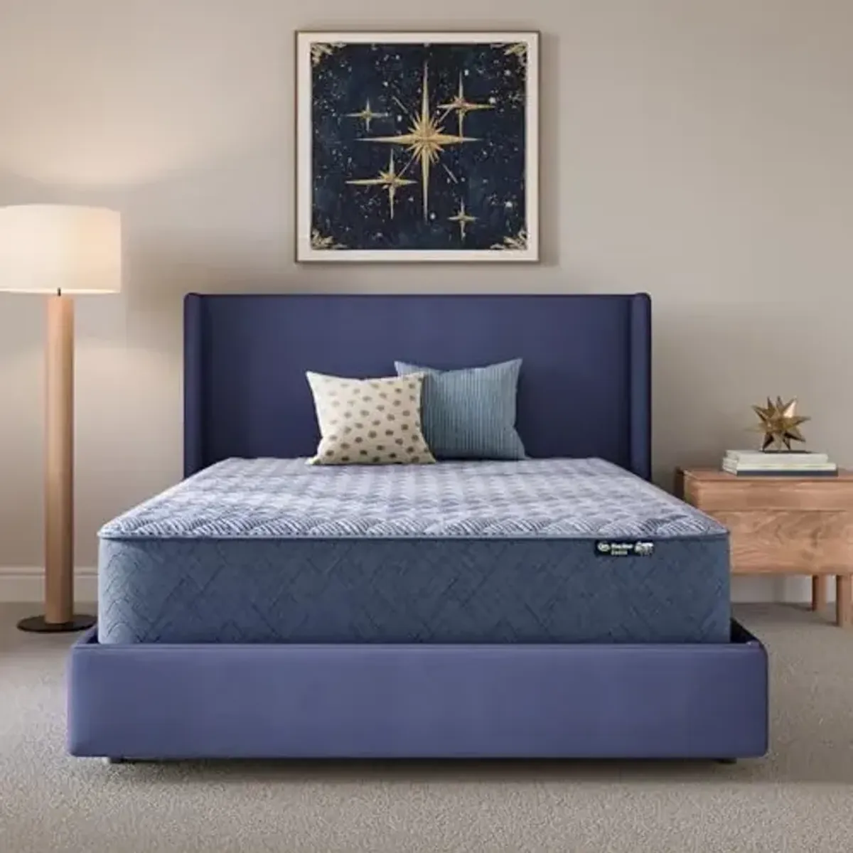 Serta Five Star Mattress Tranquility 14-Inch Firm – Twin XL – Zoned Support, Pressure Relief, Cooling Comfort – Made in USA – Bed-in-a-Box – 100 Night Trial, 10-Year Limited Warranty