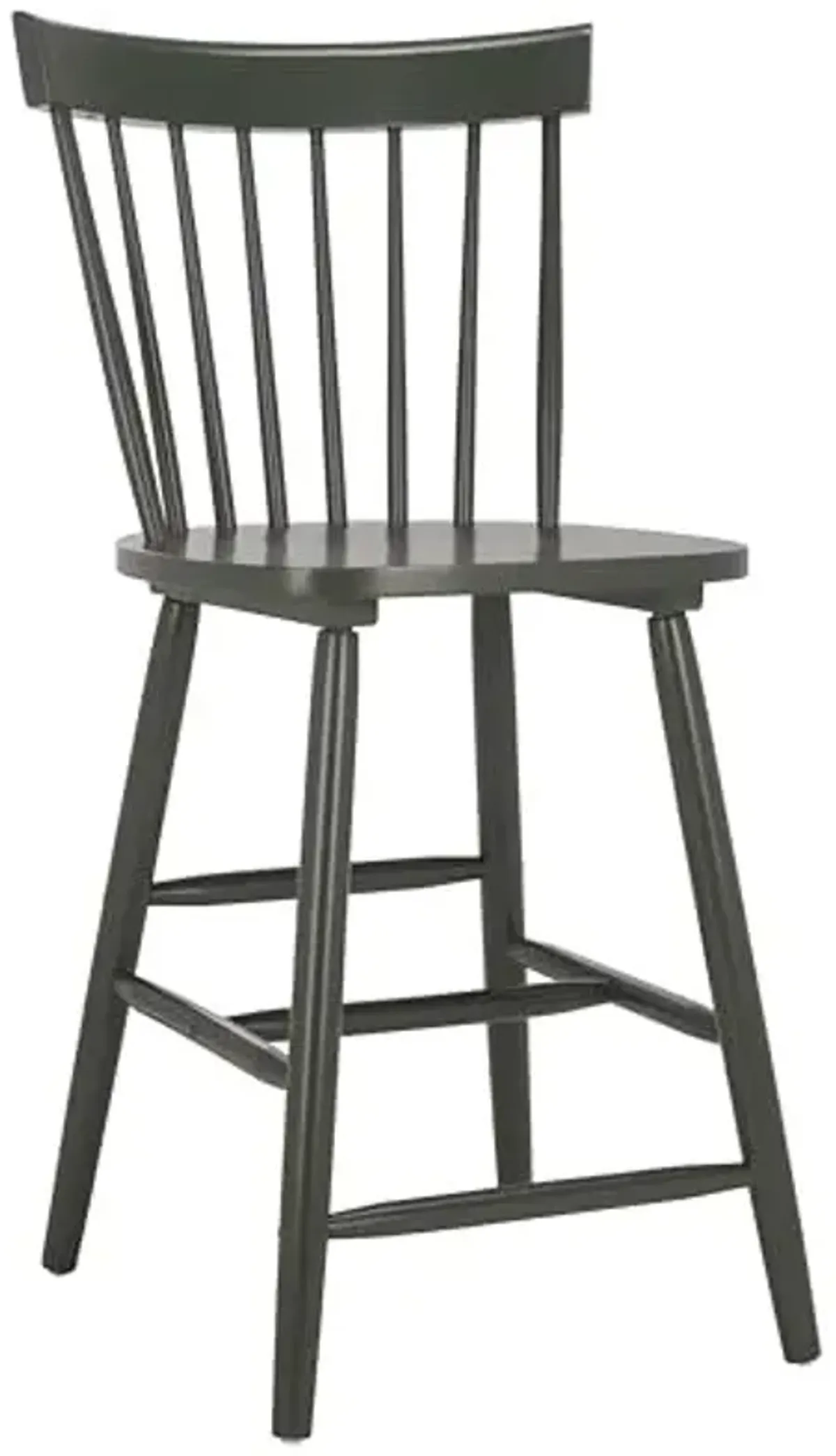 SAFAVIEH Home Collection - Providence 24-Inch Bar Stool Set of 2, Dusty Green, Classic Spindle Back, Farmhouse Style (BST8505G-SET2)