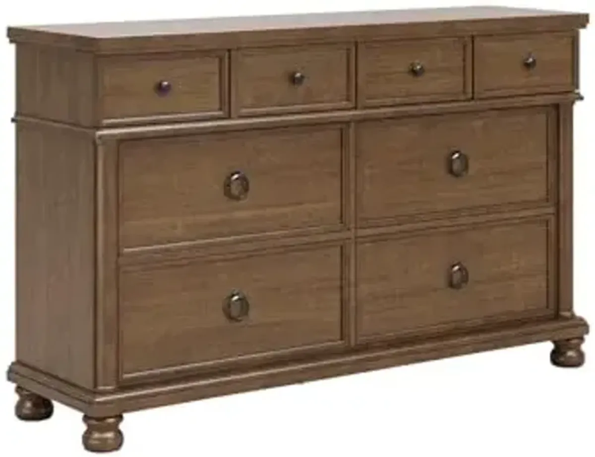 Signature Design by Ashley Greddinton Traditional 8-Drawer Dresser with Wood Finish, Dark Brown