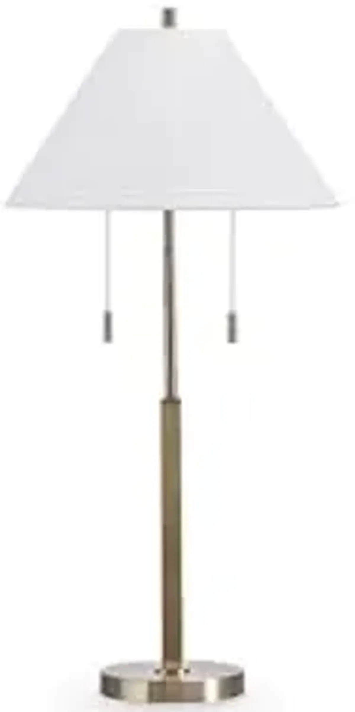 Signature Design by Ashley Haigwood Modern Table Lamp with Empire Shade, Gold