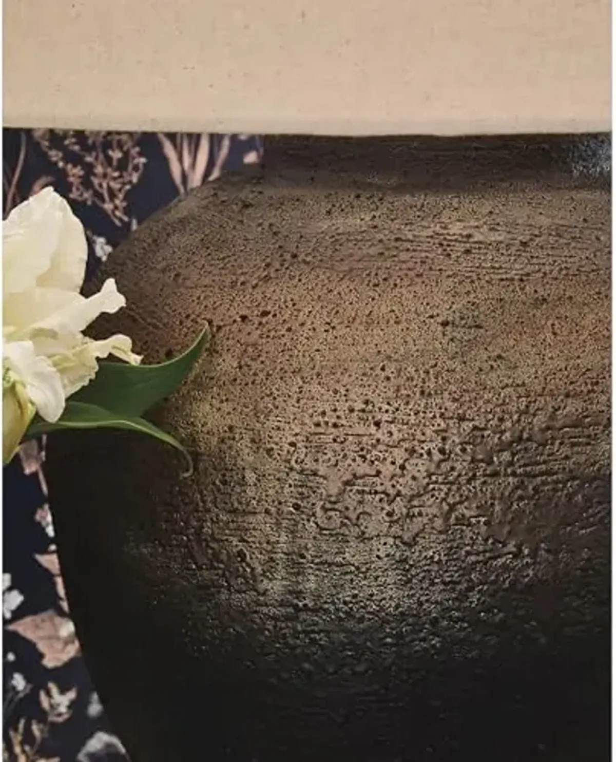 Signature Design by Ashley Newgerhard Industrial Table Lamp with 3-Way Switch and Drum Shade, Dark Brown & Black