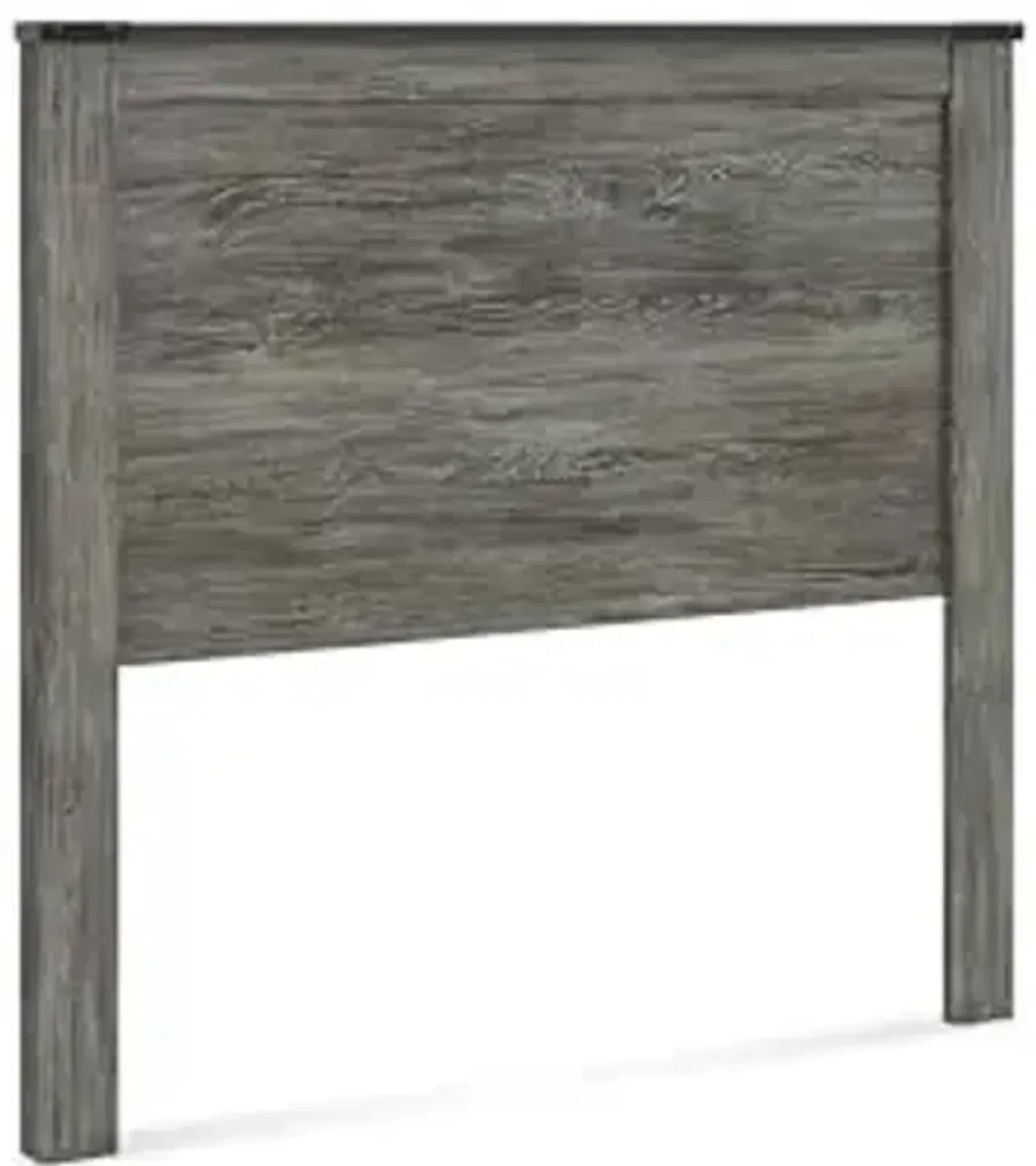 Signature Design by Ashley Frandern Rustic Panel Headboard with Nailhead, Full, Gray