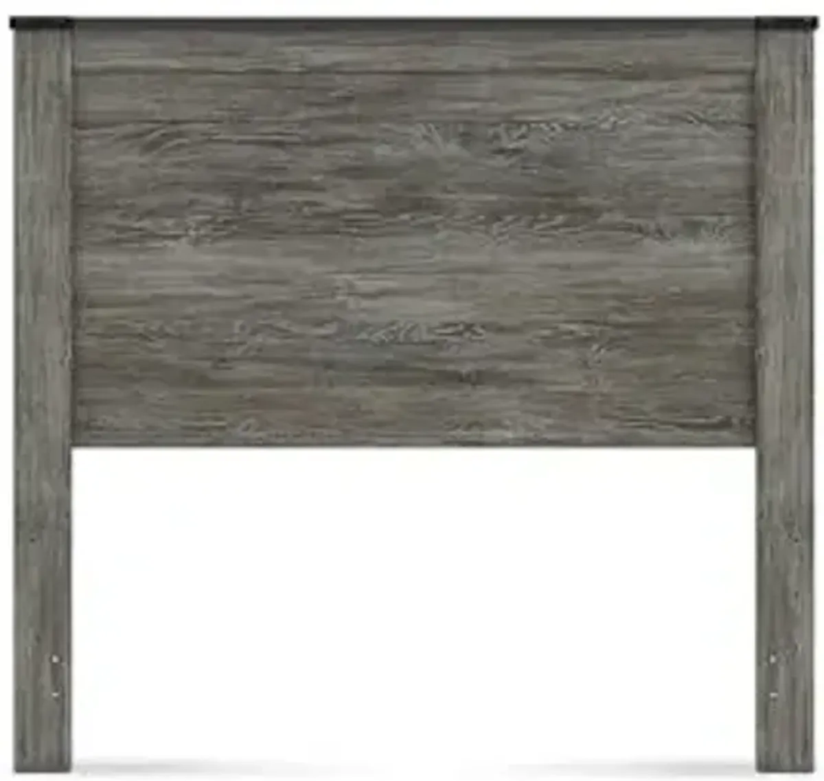 Signature Design by Ashley Frandern Rustic Panel Headboard with Nailhead, Full, Gray