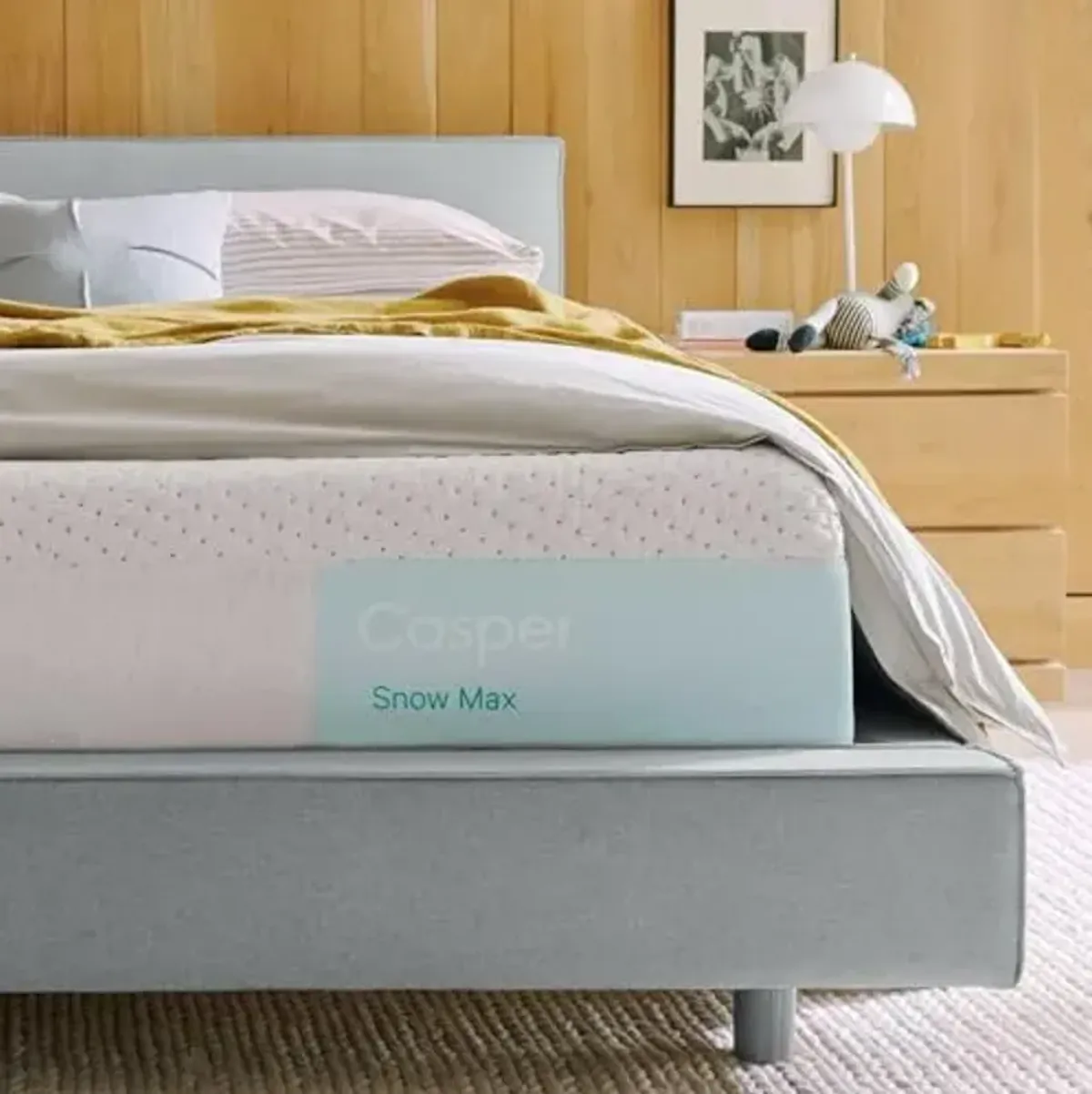 Casper Sleep Snow Max Hybrid Mattress – California King, Medium-Plush Memory Foam with Snow Technology Cooling & Zoned Support – Premium Comfort & Motion Isolation – 100-Night Trial