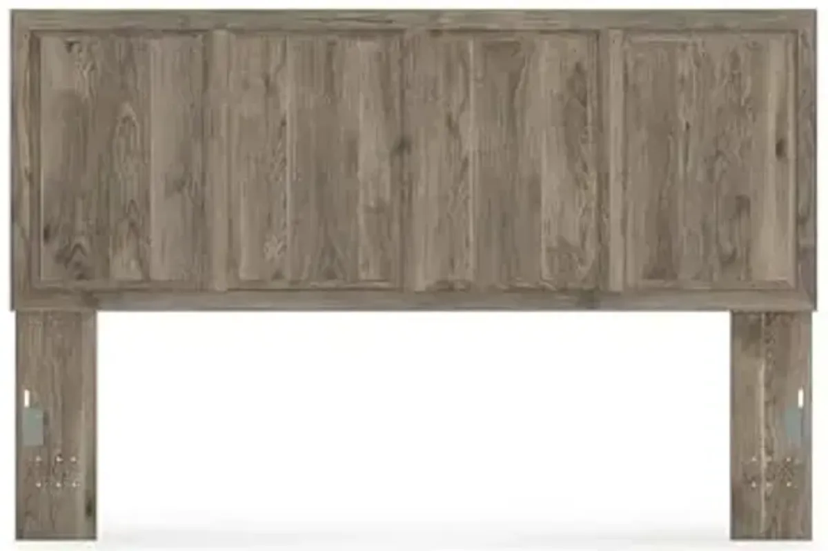 Signature Design by Ashley Stanziford Transitional Panel Headboard, King, Light Brown