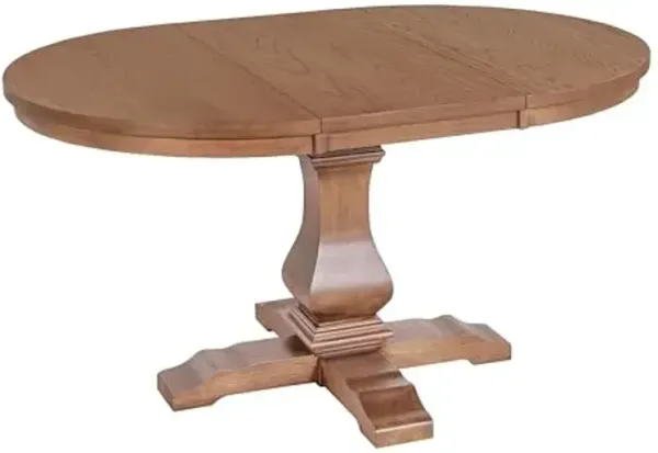 Christopher Knight Home Tokin Extendable Dining Room Table for 6, Wooden Round Expandable Kitchen Table, Vintage Oval Dining Table for Dining Room Kitchen, Walnut