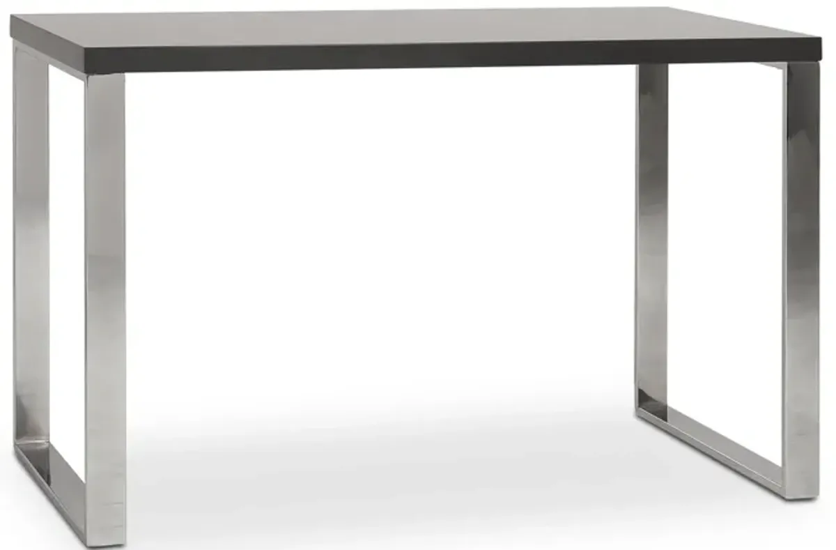 Kings Road Desk GREY/CHROME