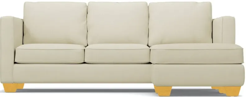 Catalina Reversible Chaise Sleeper Sofa Bed:: Leg Finish: Natural / Sleeper Option: Memory Foam Mattress