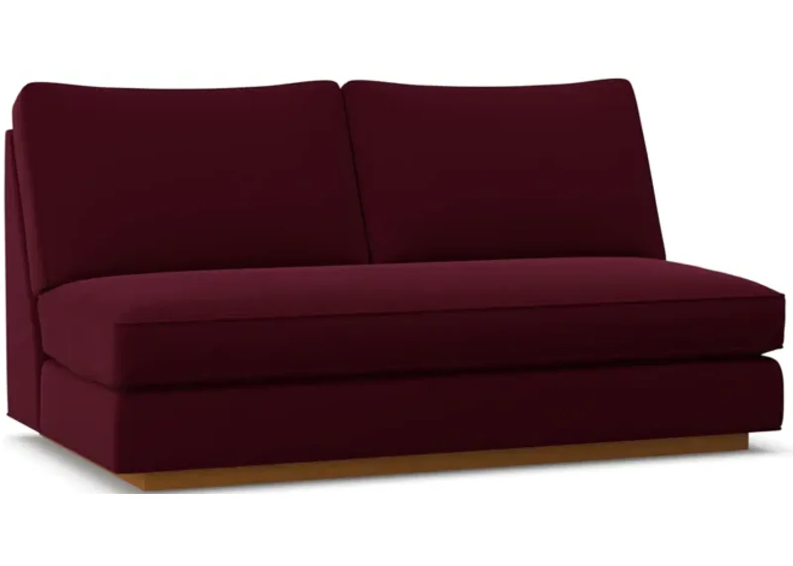 Harper Armless Apartment Size Sofa w/ Benchseat