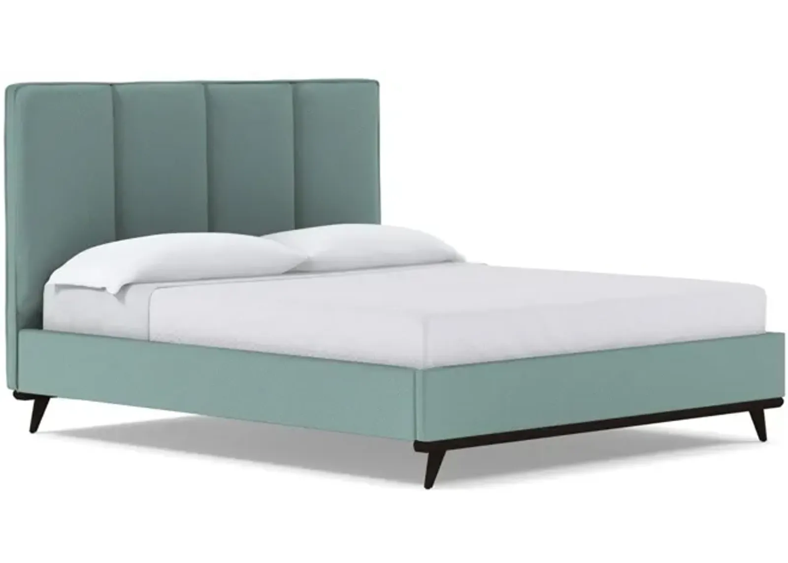 Carter Upholstered Velvet Platform Bed