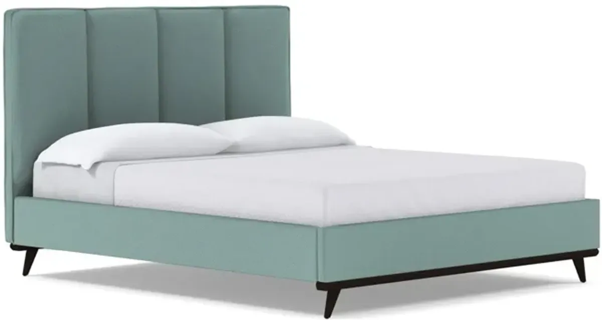 Carter Upholstered Velvet Platform Bed