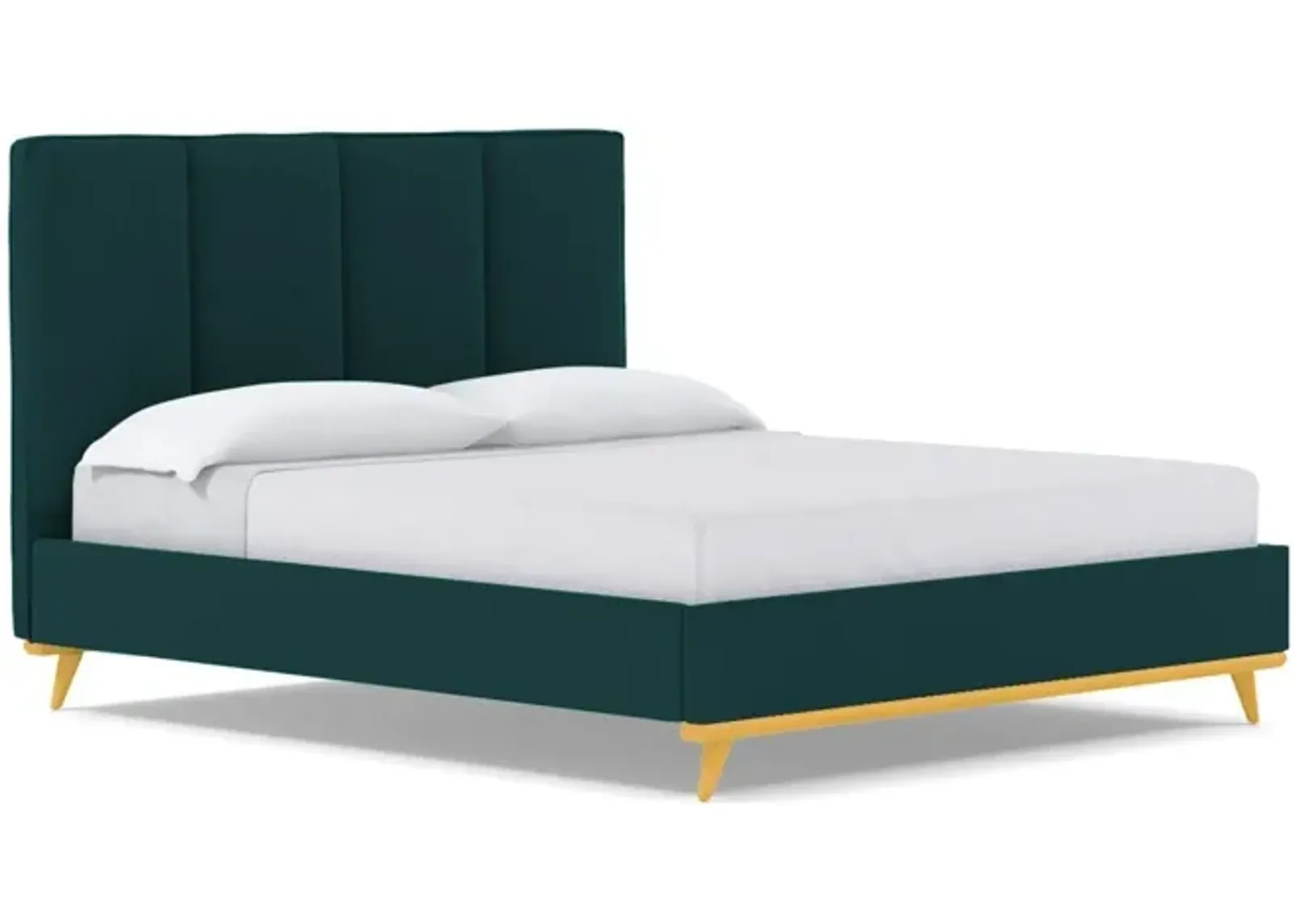 Carter Upholstered Velvet Platform Bed