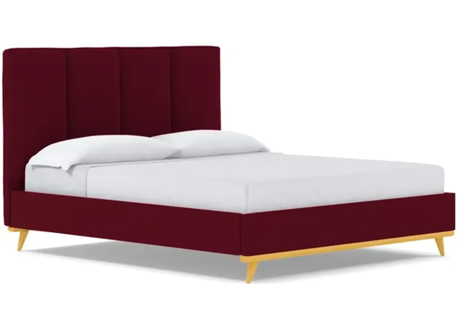 Carter Upholstered Velvet Platform Bed