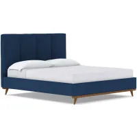 Carter Upholstered Velvet Platform Bed