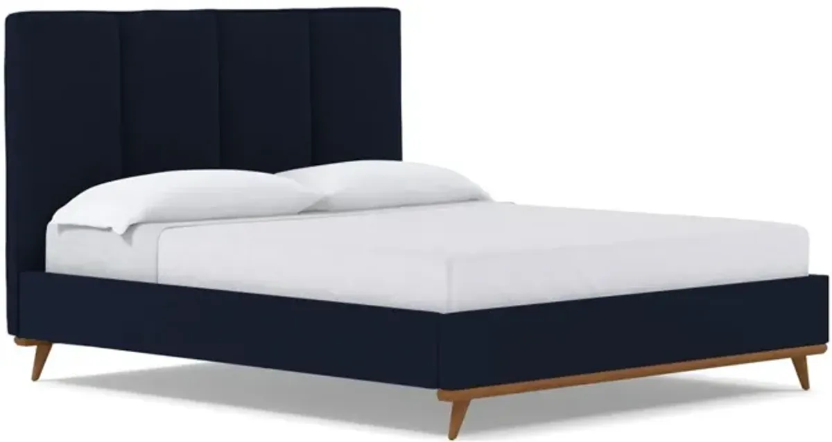 Carter Upholstered Velvet Platform Bed