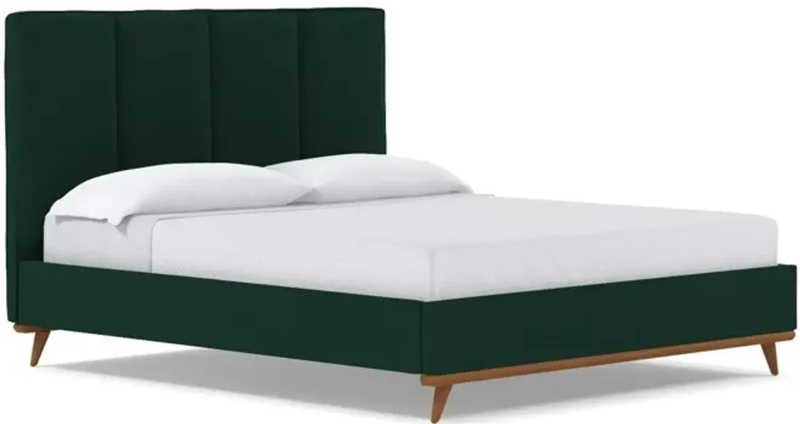 Carter Upholstered Velvet Platform Bed