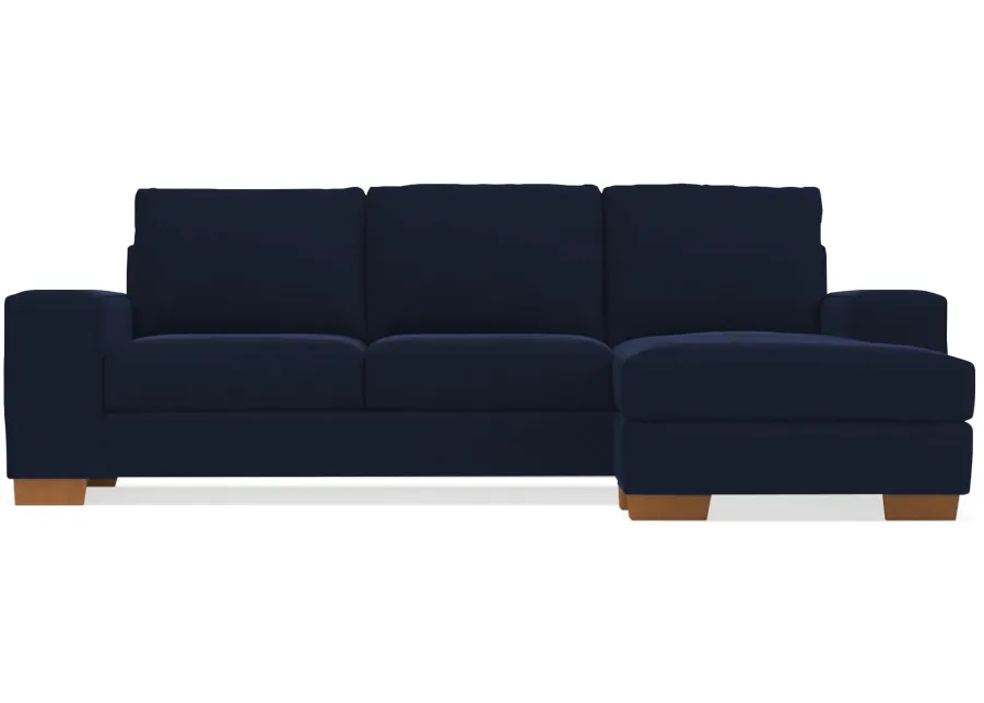 Melrose Reversible Velvet Chaise Sleeper Sofa Bed