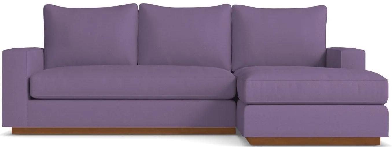 Harper Reversible Velvet Chaise Sofa