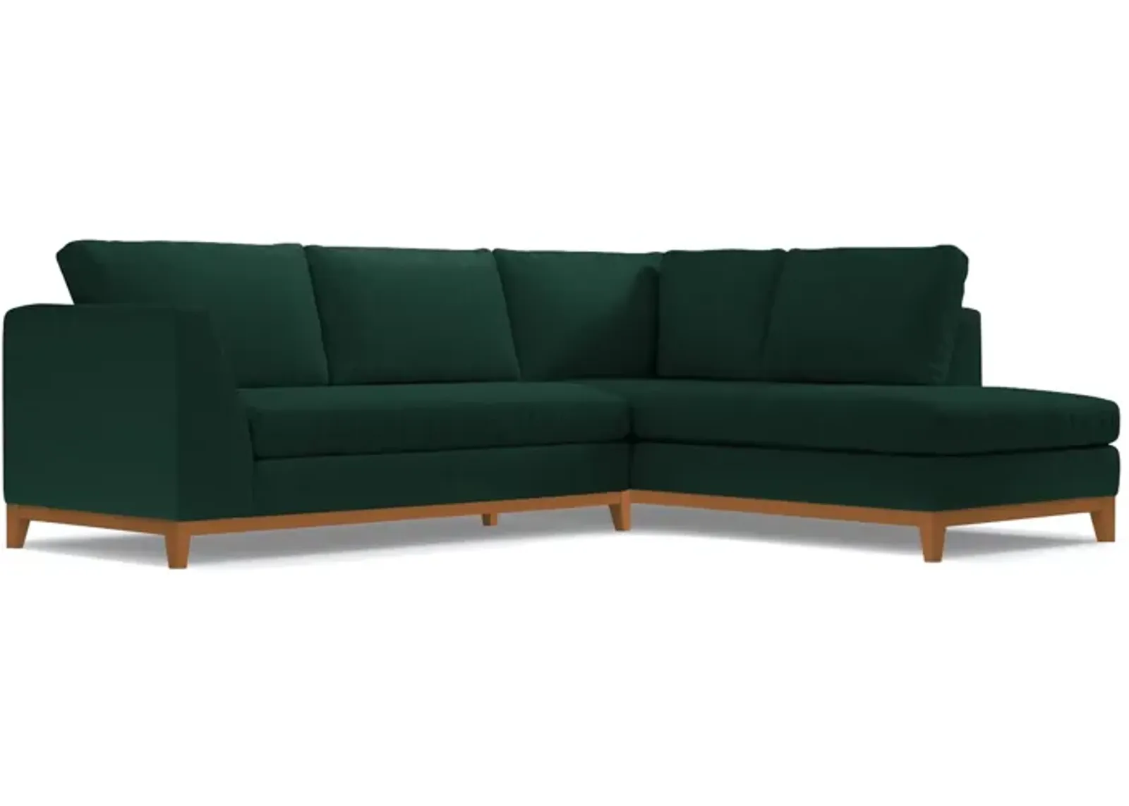 Mulholland Drive 2pc Velvet Sleeper Sectional