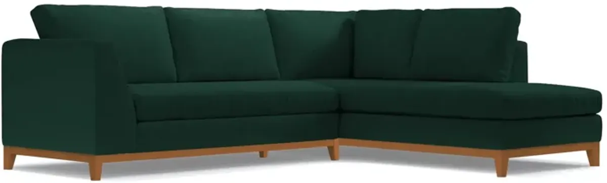 Mulholland Drive 2pc Velvet Sleeper Sectional