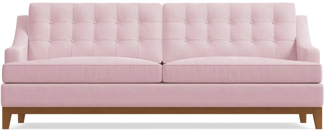 Bannister Velvet Queen Size Sleeper Sofa Bed