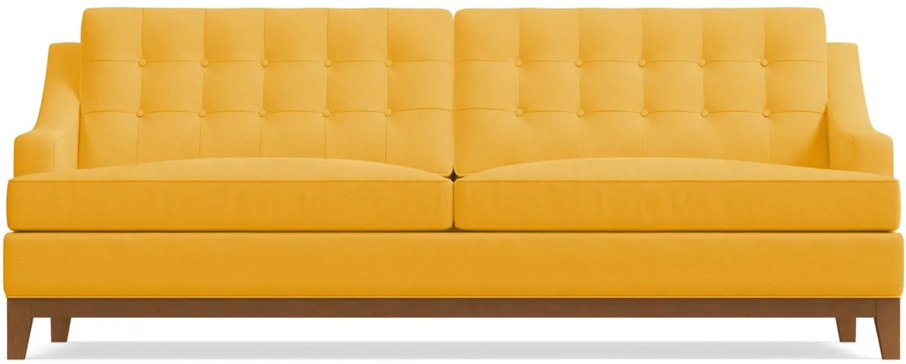 Bannister Velvet Queen Size Sleeper Sofa Bed