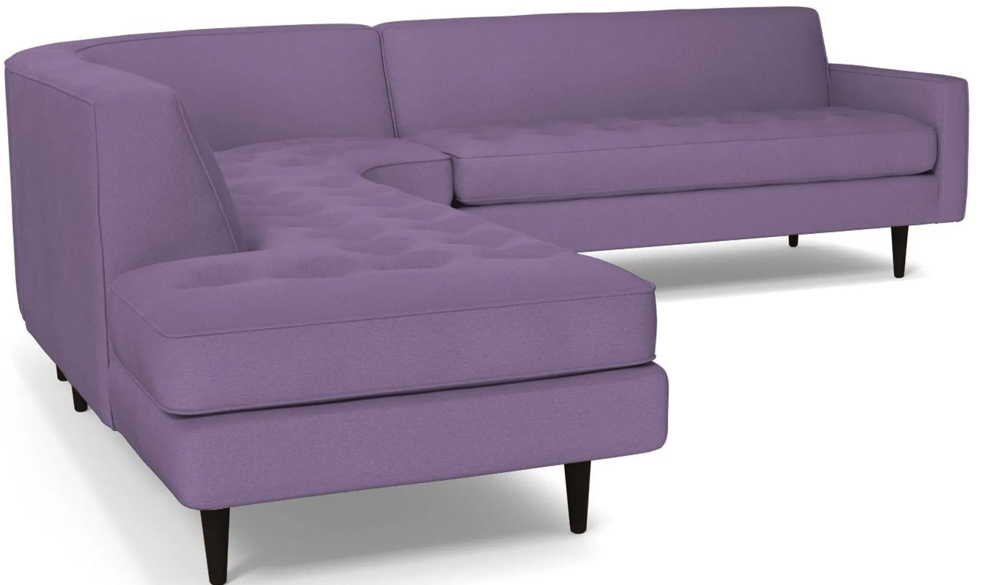 Monroe 3pc Velvet Sectional Sofa