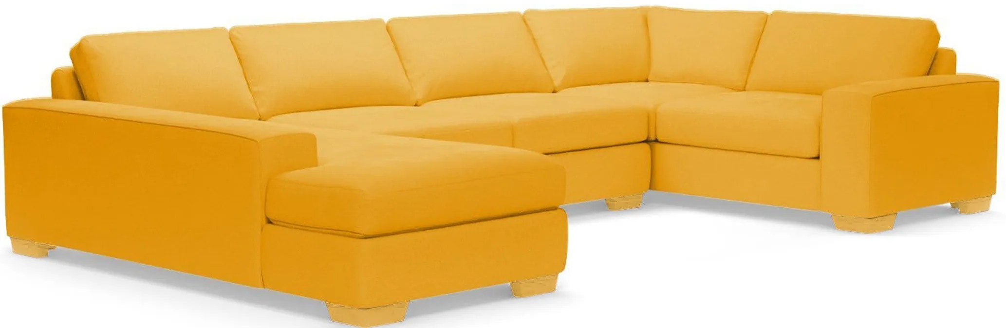 Melrose 3pc Velvet Sectional Sofa