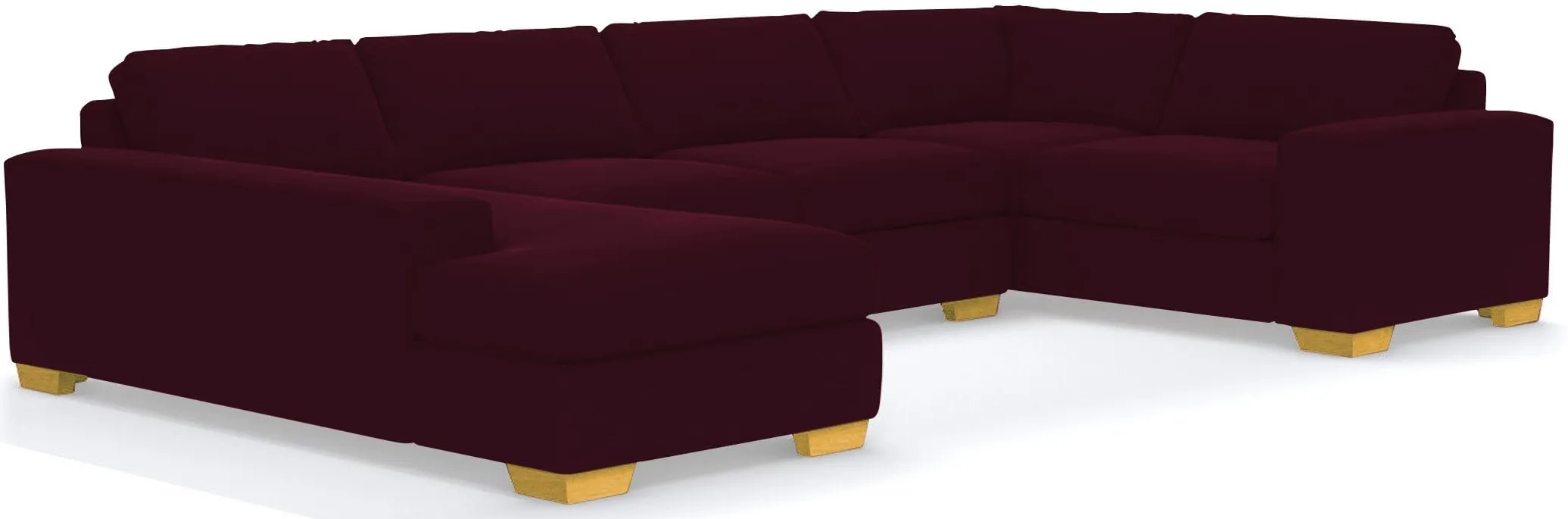 Melrose 3pc Velvet Sectional Sofa