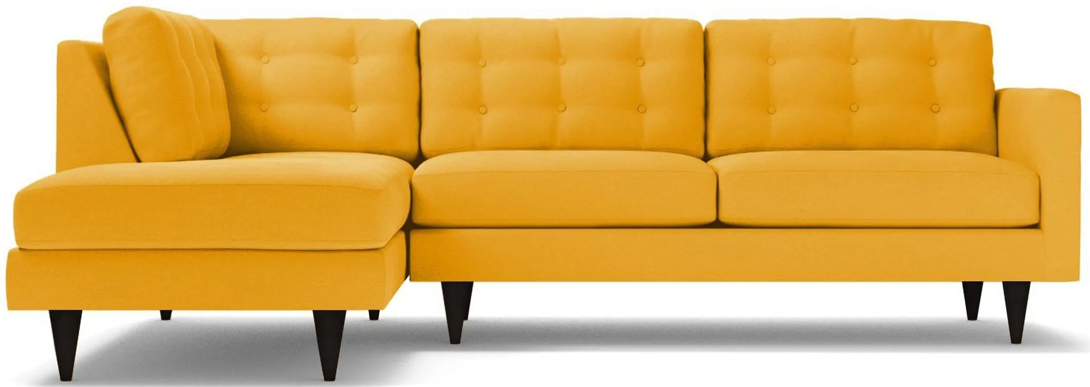 Logan 2pc Velvet Sectional Sofa