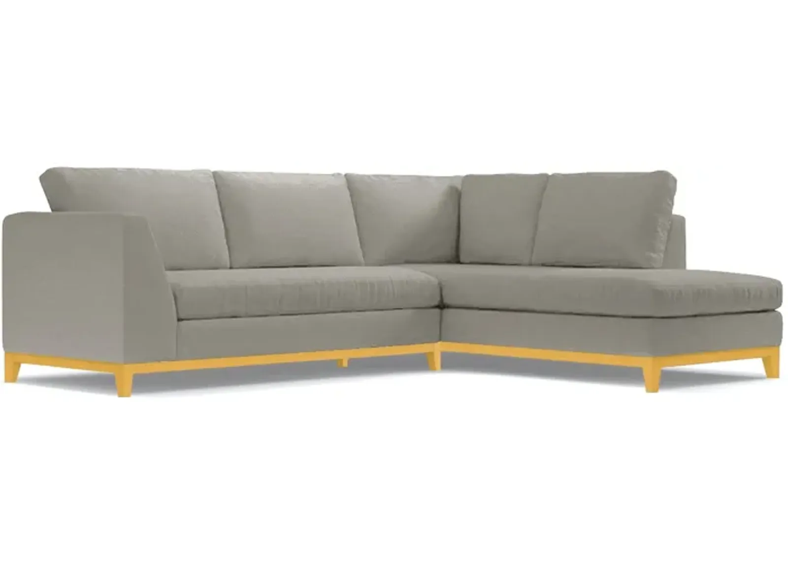 Mulholland Drive 2pc Velvet Sleeper Sectional