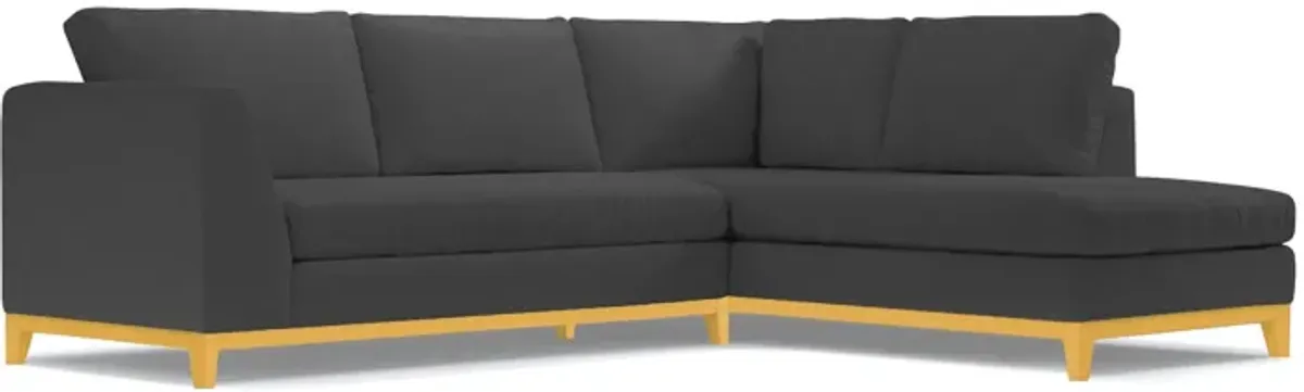 Mulholland Drive 2pc Velvet Sleeper Sectional