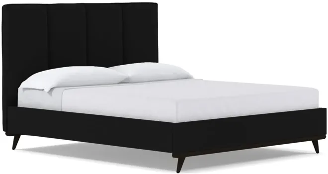 Carter Upholstered Velvet Platform Bed