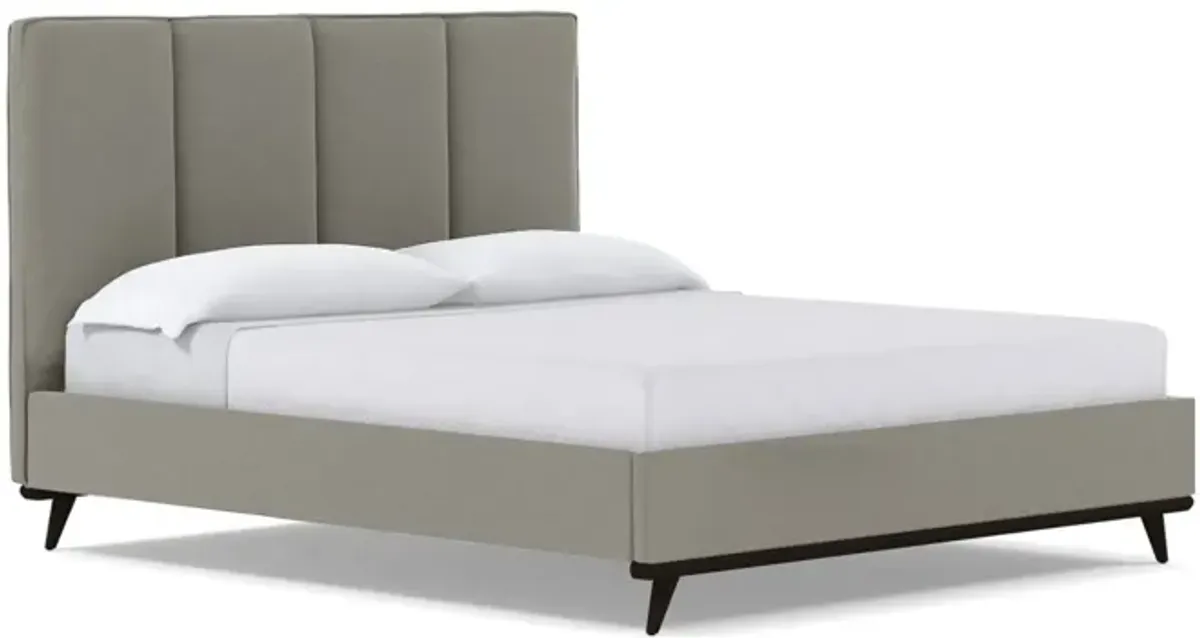 Carter Upholstered Velvet Platform Bed